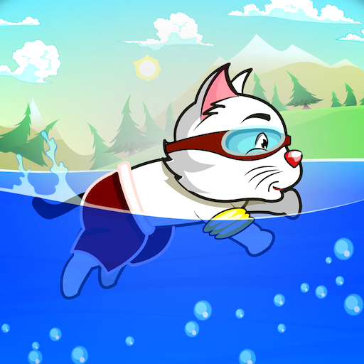 App Swimming Cat